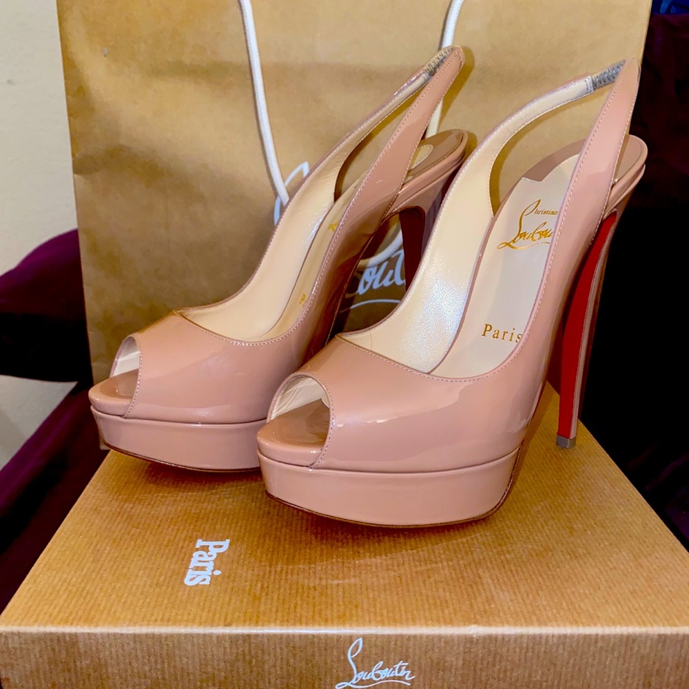 Christian Louboutin Lady Peep Sling